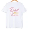 1st Birthday Princess Family Matching Clothes Birthday Girls Party Father Son Mother and Daughter Shirts Crown Print Tops Gifts 3