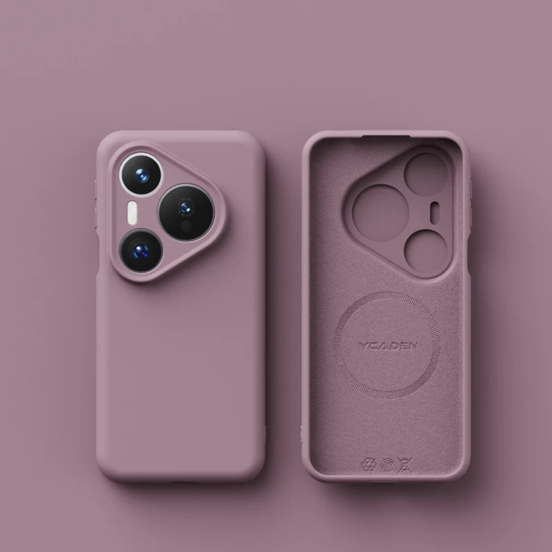 Magnetic Silicone Matte Wireless Charging Case