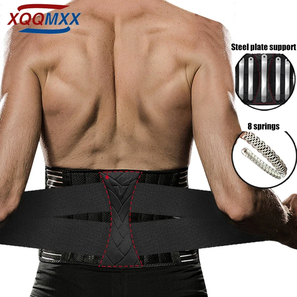 

Back Brace for Lower Back Pain Relief, Adjustable Lumbar Support Belt for Heavy Lifting Sciatica Herniated Disc with Lumbar Pad