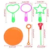 Y4UD 6pcs Summer Outdoor Bubble Wand Toy Bubble Maker for Teenager Children 2/3/4/5 4