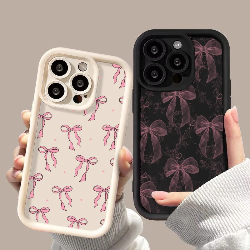 Cute Polka Dot Bow Design Phone Case