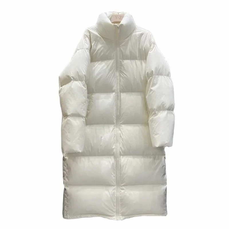 2024 New Women Down Jacket Winter Coat Female Extended Version Parkas Loose Thick Warm Outwear Versatile Leisure Time Overcoat