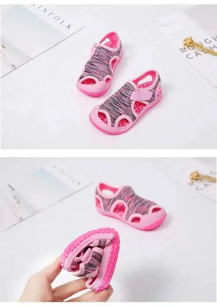 girl princess shoes Cloth Kids Sport Sandal Boys Girls Summer Outdoor Beach Closed-Toe Hiking Athletic Water Shoes Fashion Camouflage Toddle Sandal children's shoes for adults