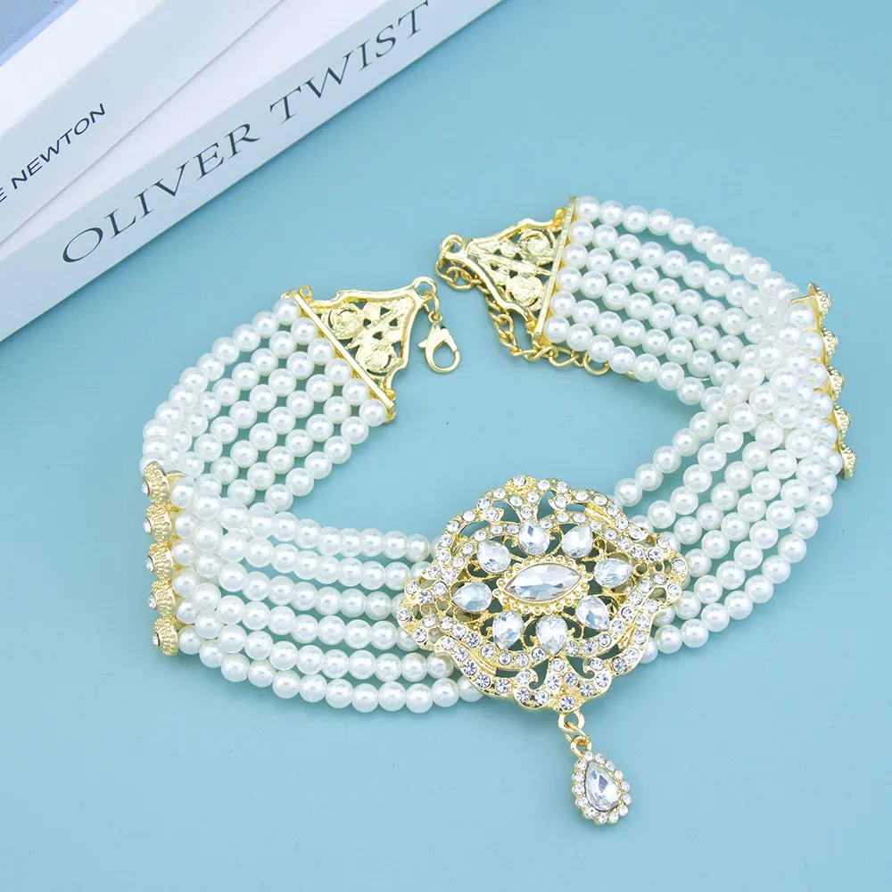 Neovisson Moroccan Fashion Style Handmade Beads Choker Necklace - Main Image