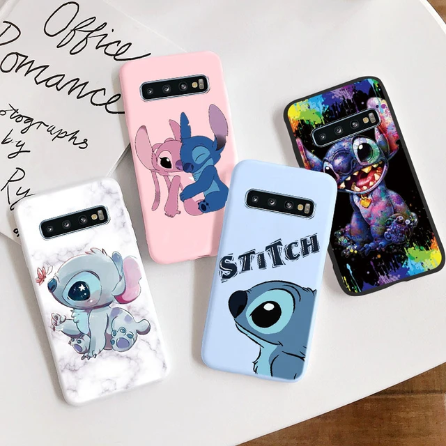 For Samsung Galaxy S10 Plus S10e Phone Case Stitch & Lilo Disney Silicone  Protective Fundas For Samsung S 10 S10Plus S10 E Cover