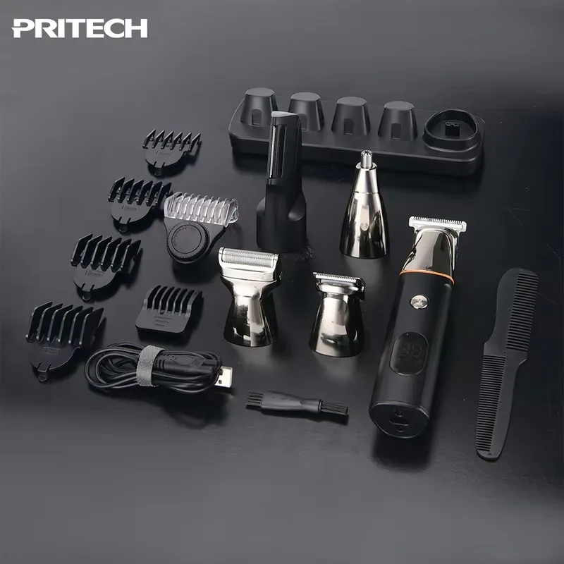 Youpin 5 in 1 Hair Trimmer Machine LCD Display Clippers Barber Professional Hair Cutting Machines Men Electric Shaver