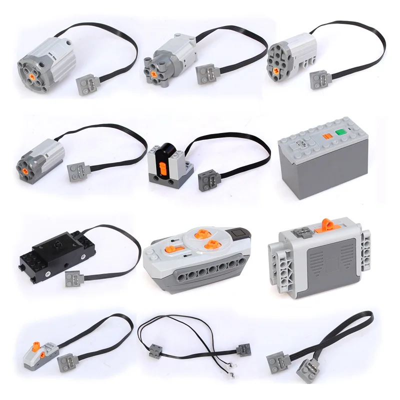 Building Blocks 9686 Programmable Robot Power Group Accessories Programmable Motor for Building Block Cars Robots