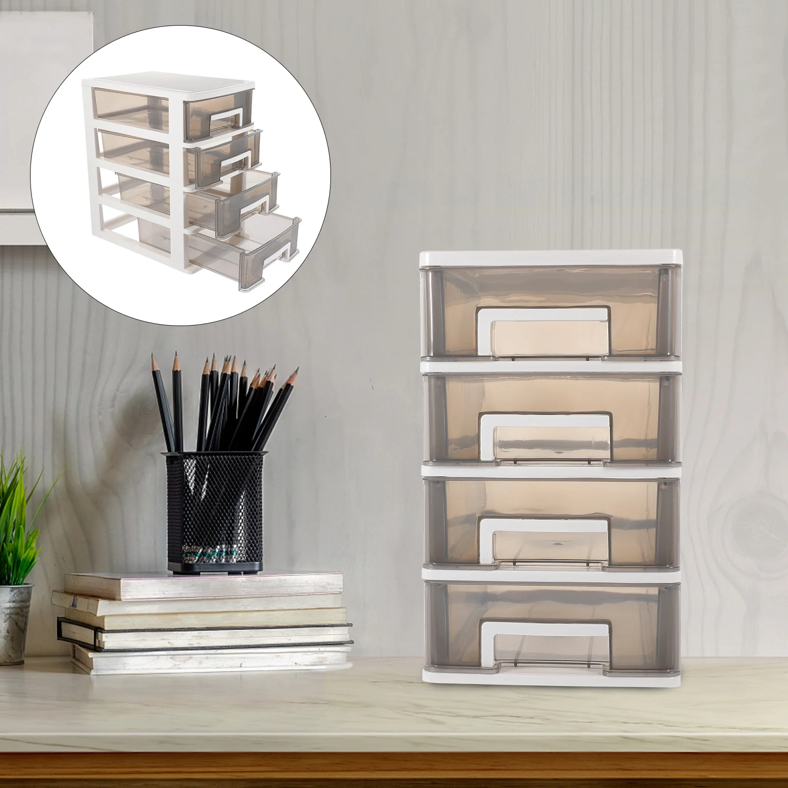 

Organizer Drawer Storage Box Trays Compartment Divider Houseware Stackable Cabinet Kitchen Craftdesktop Container