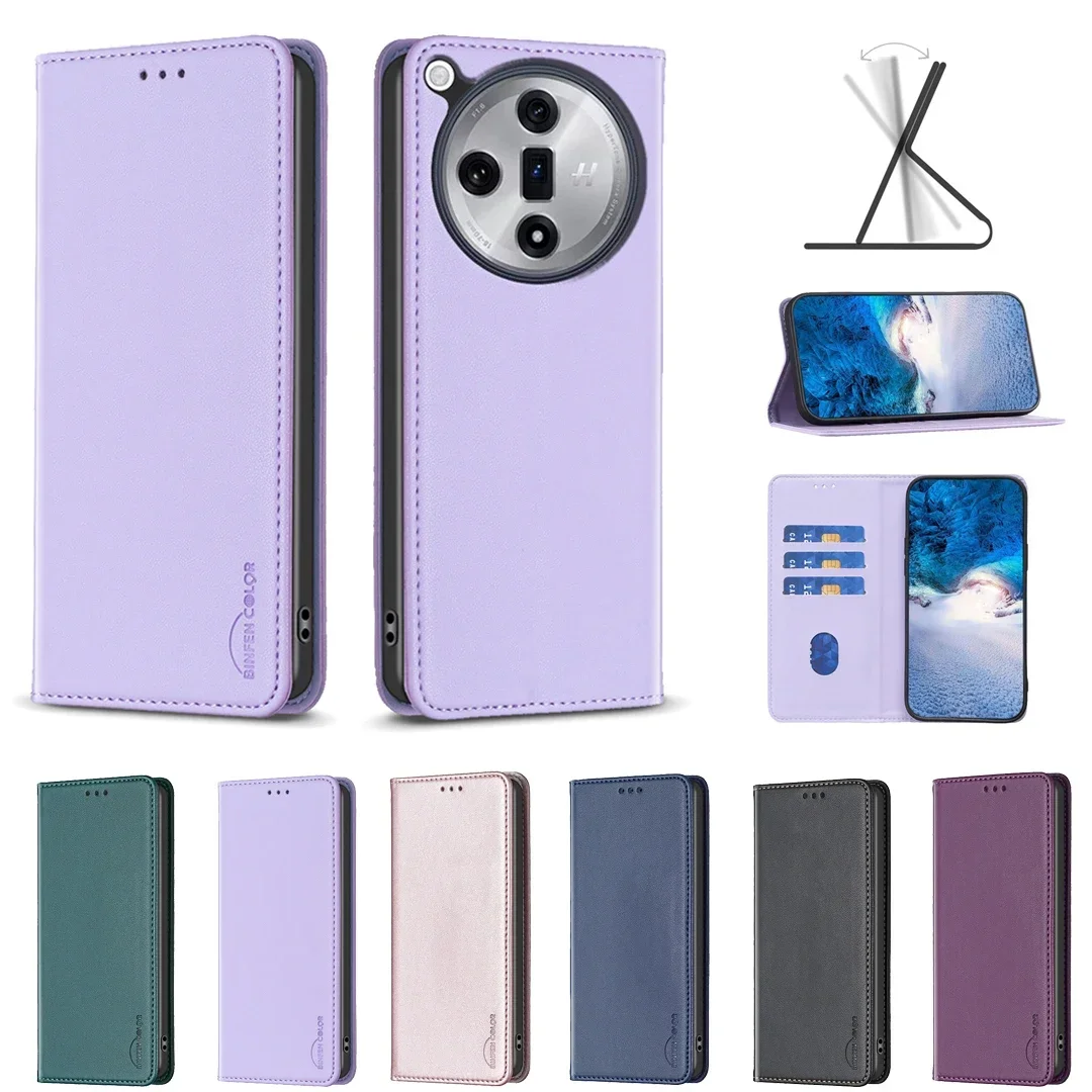 Portafoglio Slot Holder Cover Flip Custodia In Pelle Per Telefono Per Oppo Find X7 Ultra X6 Pro F19 4G Reno 5F F19 Pro Cover