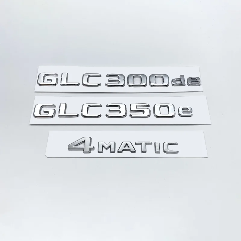 FÜR MERCEDES BENZ GLC300de GLC300e GLC350e GLC400e 4matic Emblem FÜR MERCEDES BENZ GLC300de GLC300e GLC350e GLC400e 4matic Emblem