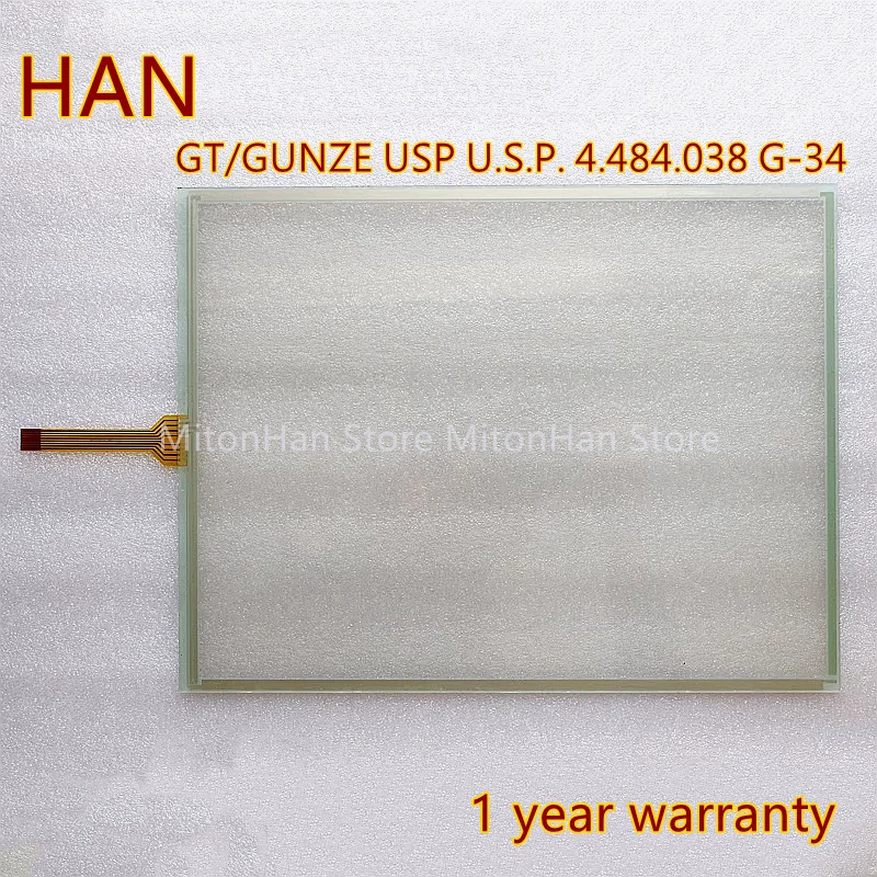 

GT/GUNZE USP U.S.P. 4.484.038 G-34 Touch Panel Screen Glass Digitizer