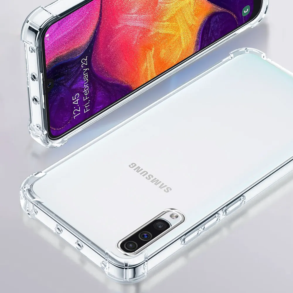 Transparent Shockproof Soft Silicone Phone Case