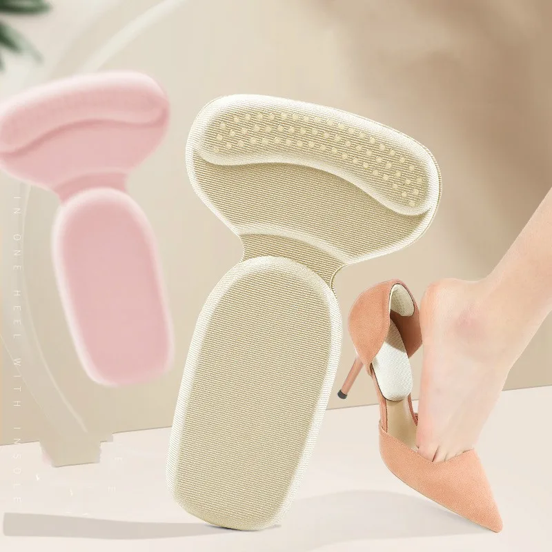 Half Insoles for Women Shoes Pain Relief Protector Cushion Pads Back Stickers Adjustable Antiwear High Heels Liner Insert Heel
