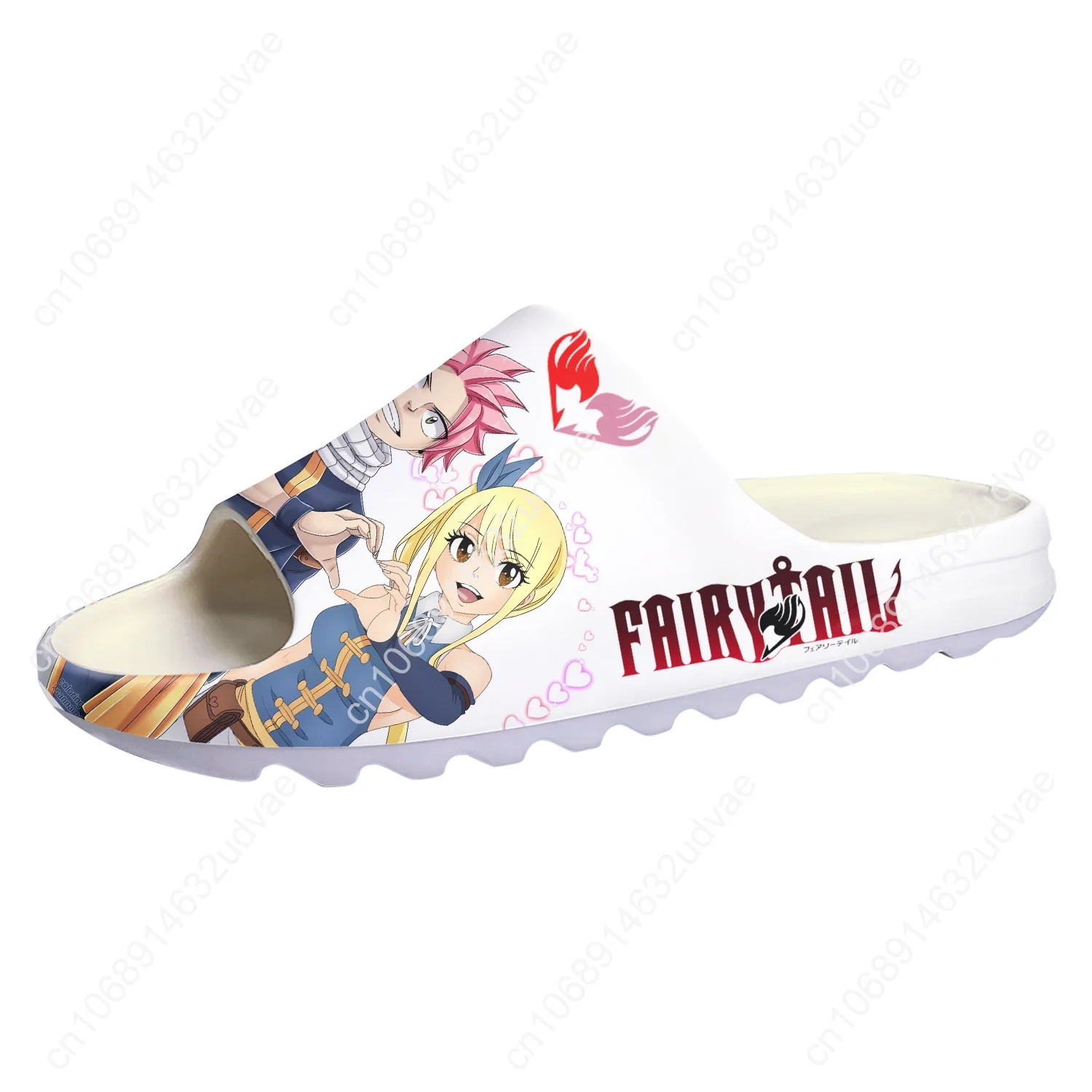 F-Fairy T-Tail Natsu Dragneel Soft Sole Sllipers Step In Home Clogs Customized Water Shoes Mens Womens Step on Shit Sandals