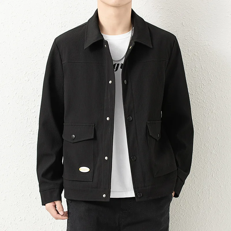 8XL Plus Size Autumn Jacket Men's Lar Coat Casual Loose Plus Size