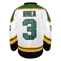 sisi 2233Movie Goon Ross Le BOSS ST Les trémies de John # 3 maillot de Hockey RHEA vêtements de sport pour hommes Cosplay EMHL couture broderie 3