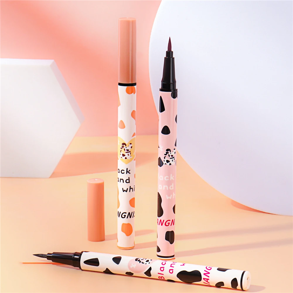 Liquid Eyeliner 3 Colors Liquid Eyeliner Pen Waterproof Big Eyes Makeup Smooth Quick-drying Women Cosmetics Beauty Tools