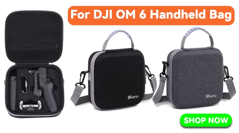 Für DJI OM6 Fall Tragbare EVA Tragetasche für Stabilisator DJI OM 6 Zubehör Stoßfest Und Licht Schützende Lagerung OM 6 Tasche – Detail 2