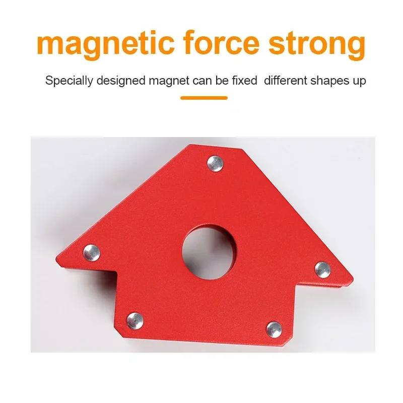 1 Pcs 25 25lbs Welding Magnetic Holder Strong Magnet Angle Arrow Soldering Locator Magnet Welding Square Welded Holder