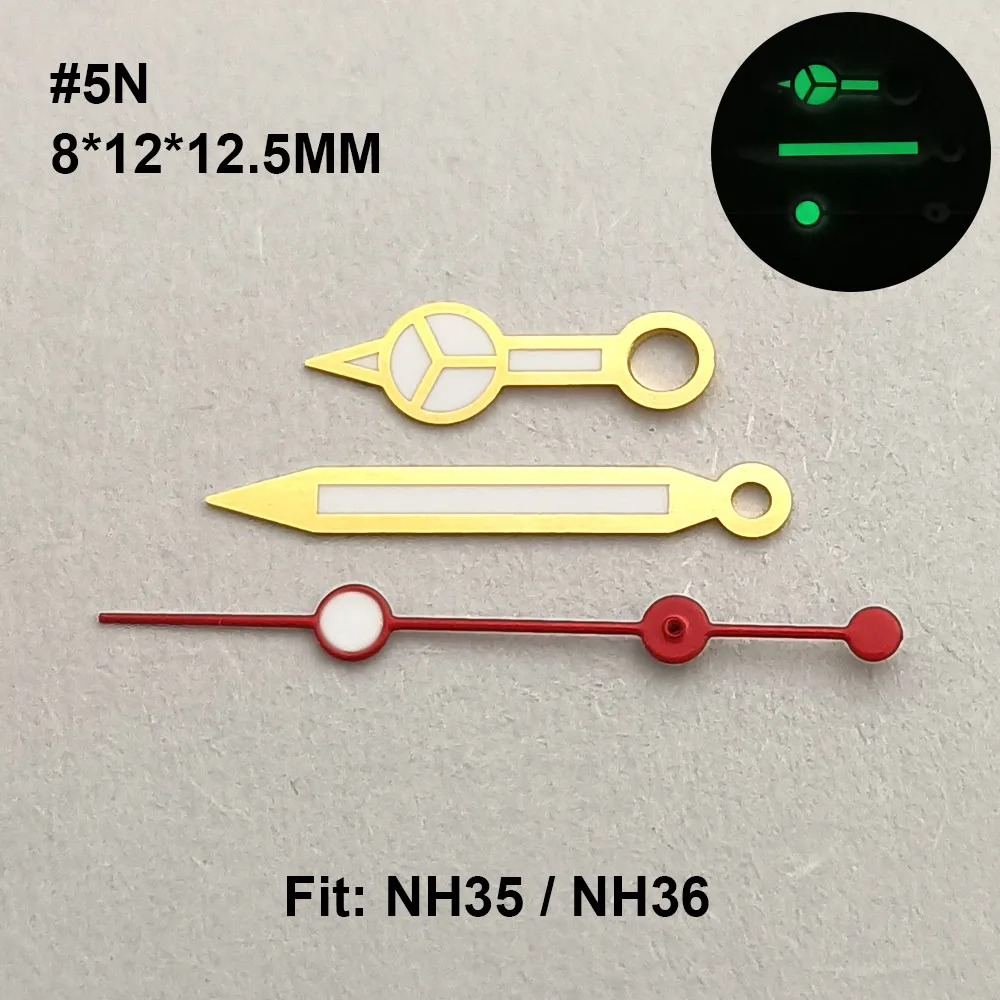 Luminous 12.5mm Watch Hands - Premium Watch Accessories