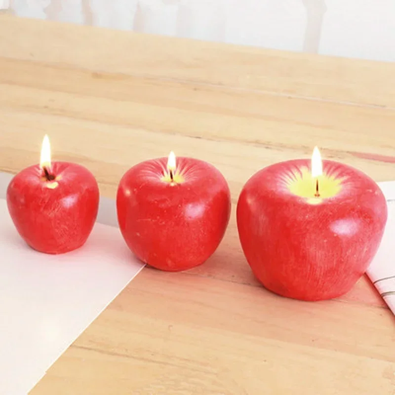 HomeRed Apple ShapeModeling TipsAromatherapy CandleApple DecorationBirthday PartyFruit Candle Decoration