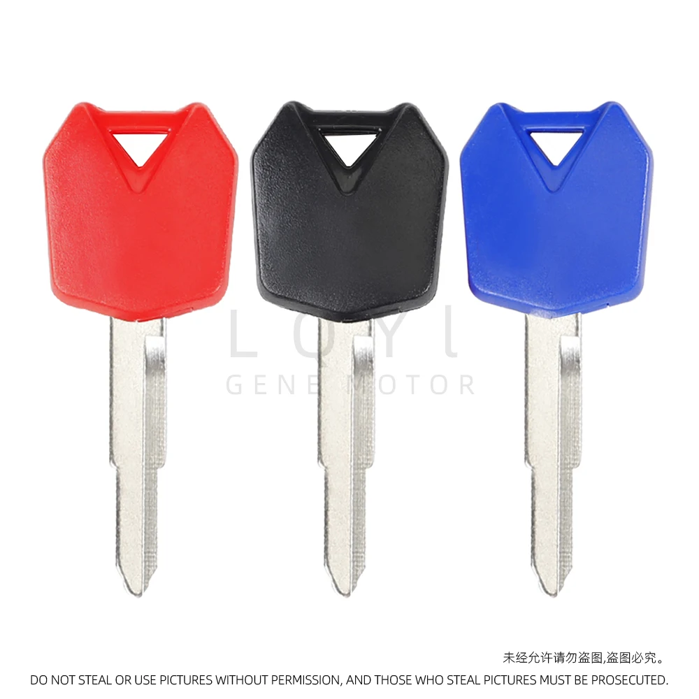 Blank Key Motorcycle 3Pcs Replace Uncut Keys for KAWASAKI Z750 Z800 Z900 Z1000 ER-6N ER6N ER6F ER6 N F VERSYS 650 KLR C A W