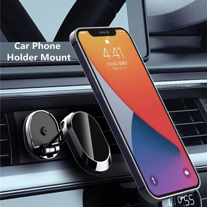 Magnetic Car Phone Holder & Stand - Universal Smartphone & GPS Mount