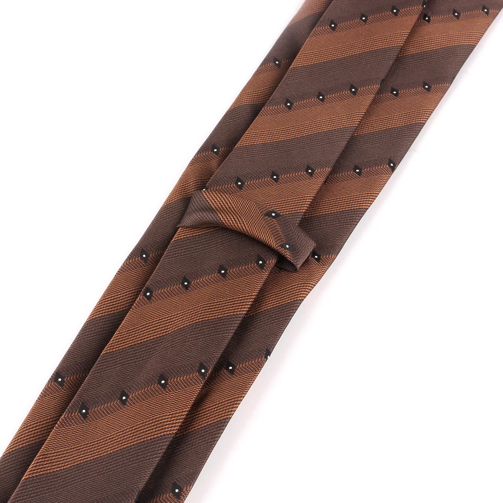 Floral Ties For Men Women Brown Color Neck Tie For Party Business Suit Striped Neckties Wedding Neck Tie Groom Gifts neck tie