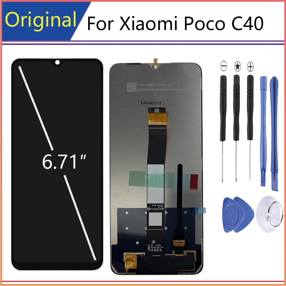 AAA+Original 6.71 inch For XiaoMi Poco c40 Display Mobile Phone LCDs