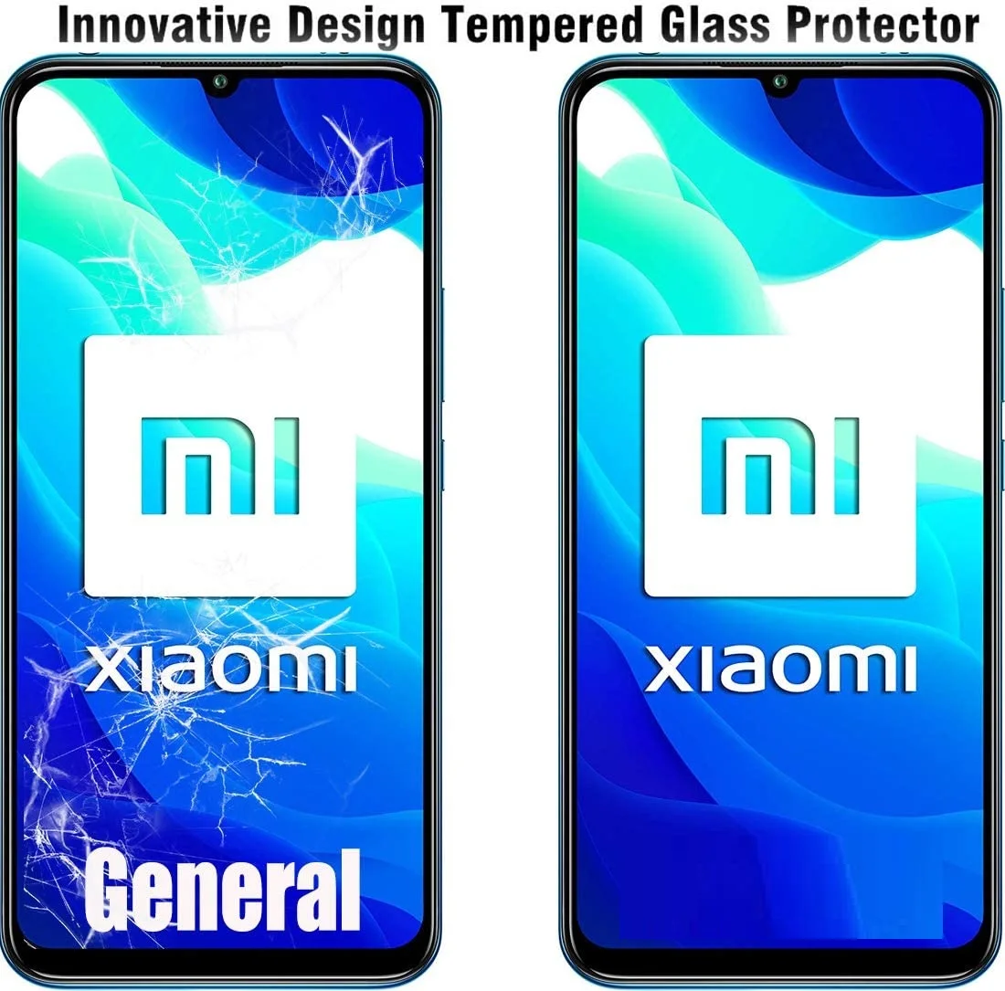 5Pcs Tempered Glass For Xiaomi Mi 10 Lite 5G Zoom Youth Edition Doraemon Screen Protector