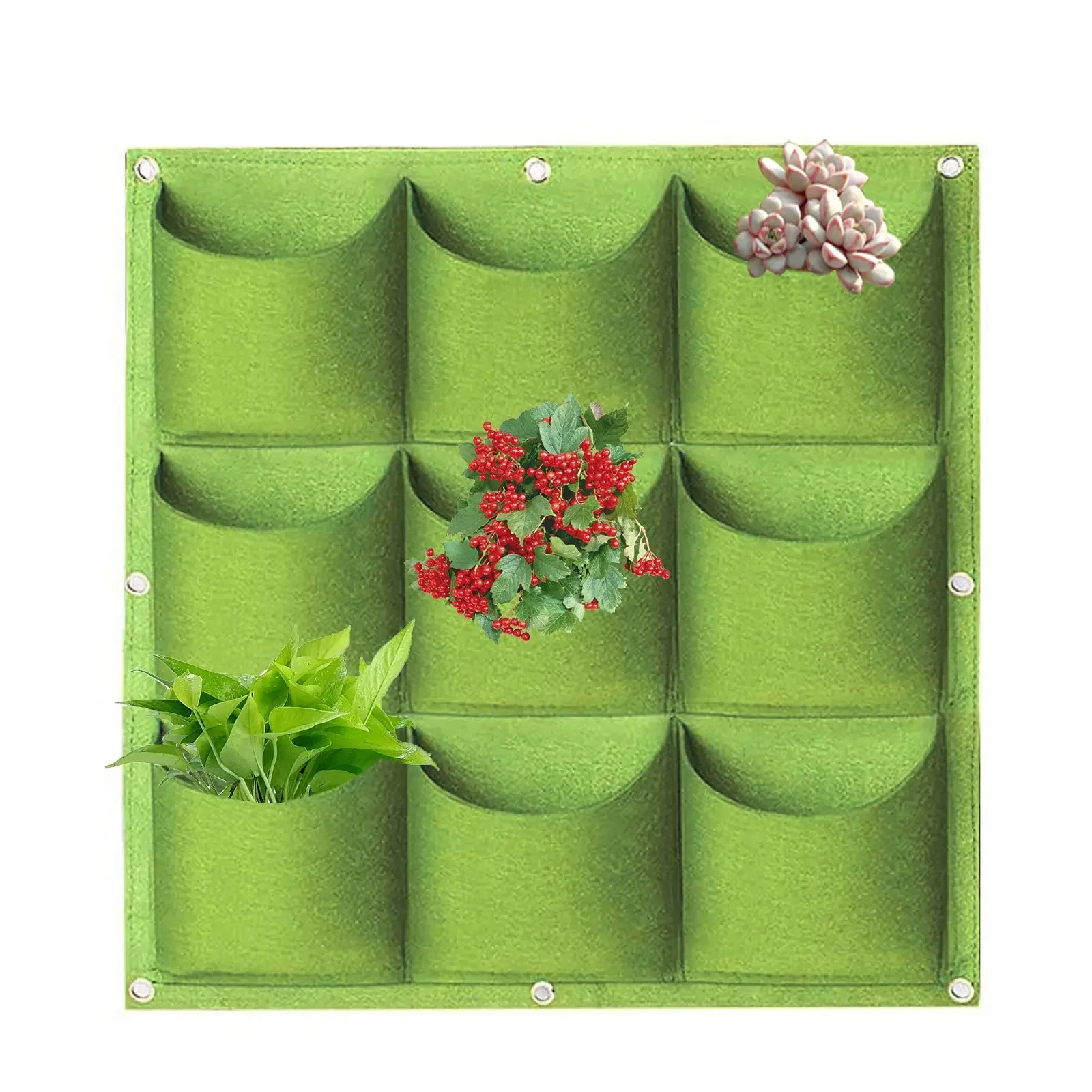 Felt Vertical Hanging Garden Planter 1