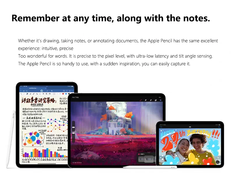 لأقلام Apple Pencil Pro 1st 2nd USB-C الأصلية مع ش...