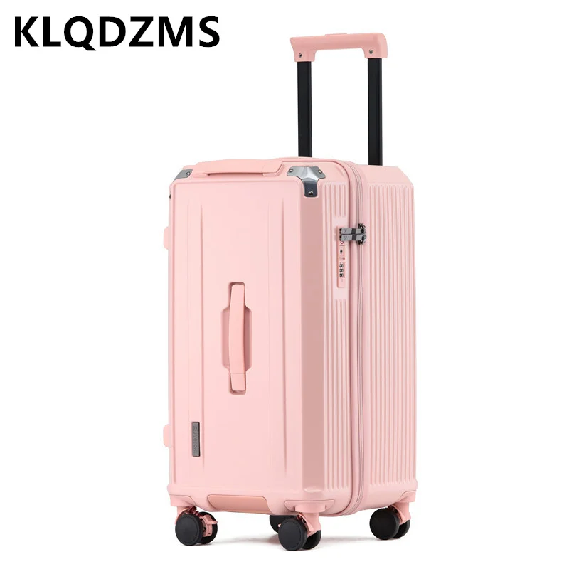 KLQDZMS 대용량 트롤리 케이스, 32 인치, 22 인치, 26 암호 상자, 28 인치, 30 카트 타입, 바퀴 달린 여행 가방, 신제품