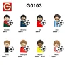 Famous Basketball Football Players Sports Star Building Blocks Sets Soccer Action Figures Bricks Cartoon  Toys Christmas Gifts 4