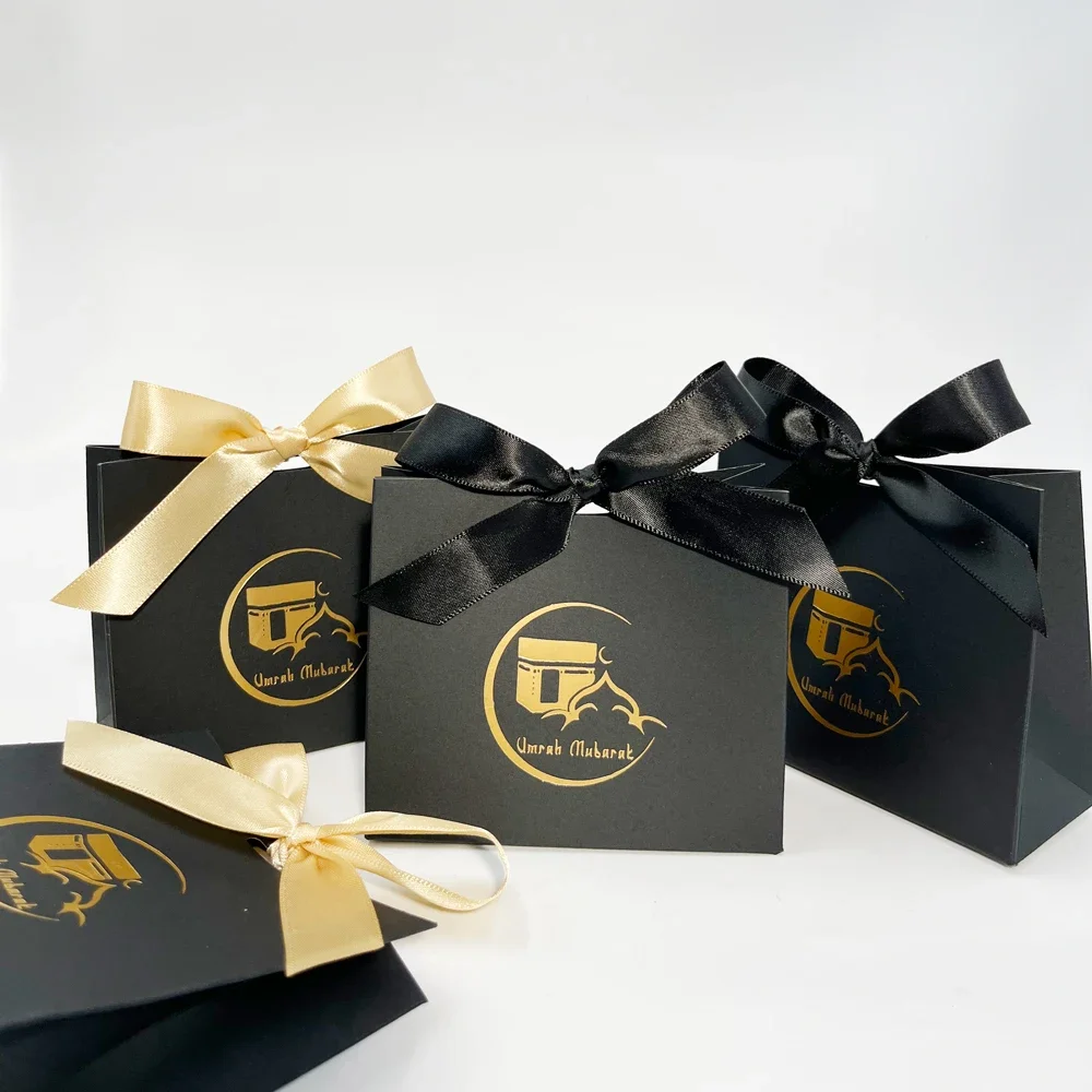 

Umrah Mubarak набор коробок для конфет Mubarak мини бумажная Подарочная сумка стандартная Подарочная коробка, мусульманская модель