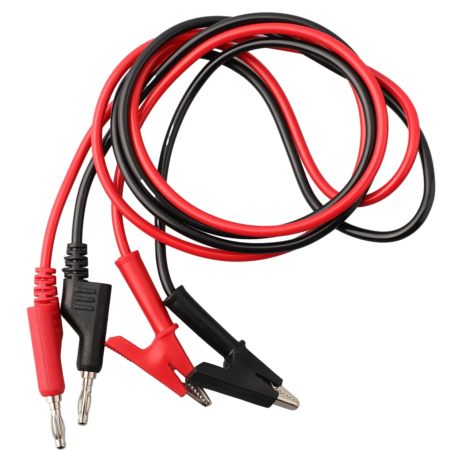 High Quality Cable Test Equipment Maintenance 1M Cable 2PCS Banana Plug Power Supply Signal Detection Test Leads To Crocodile