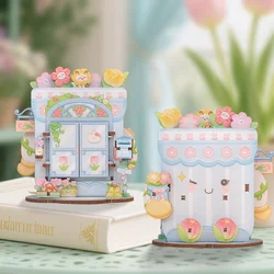 CUTEBEE Miniature Store DIY Dollhouse Kit - 3D Wooden Puzzle Toy (Flower Shop)