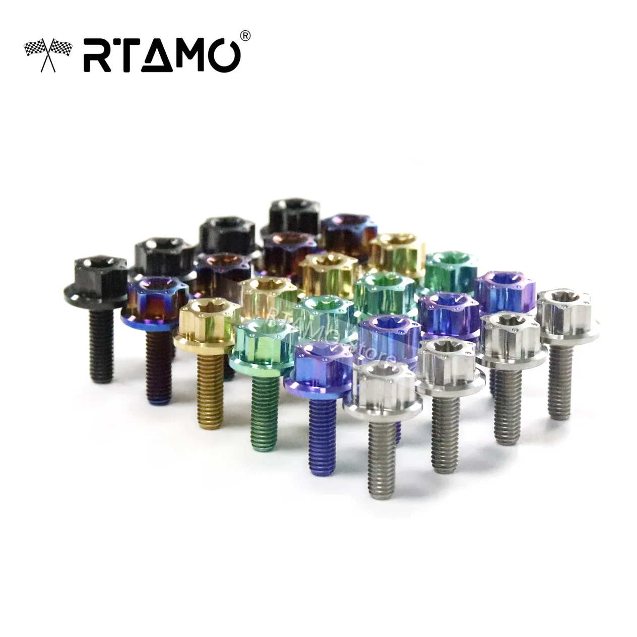 

RTAMO |Titanium Alloy Front Fender Bolts Kit Fit for XMAX300
