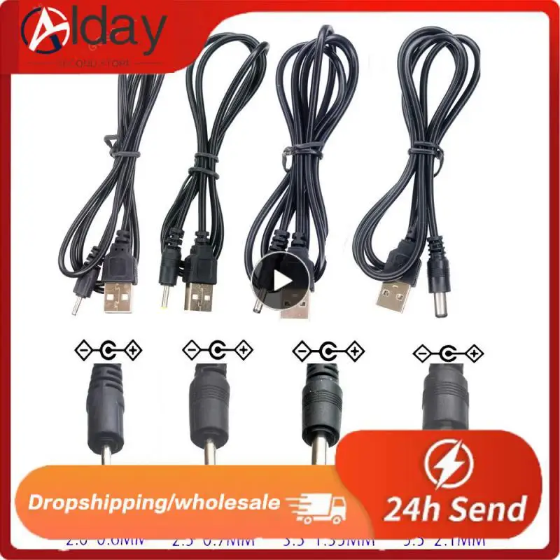 

Адаптер для кабеля питания USB 2,0 A папа-постоянный ток 2,0*0,6 мм 2,5*0,7 мм 3,5*1,35 мм 4,0*1,7 мм 5,5*2,1 мм разъем шнур зарядного устройства