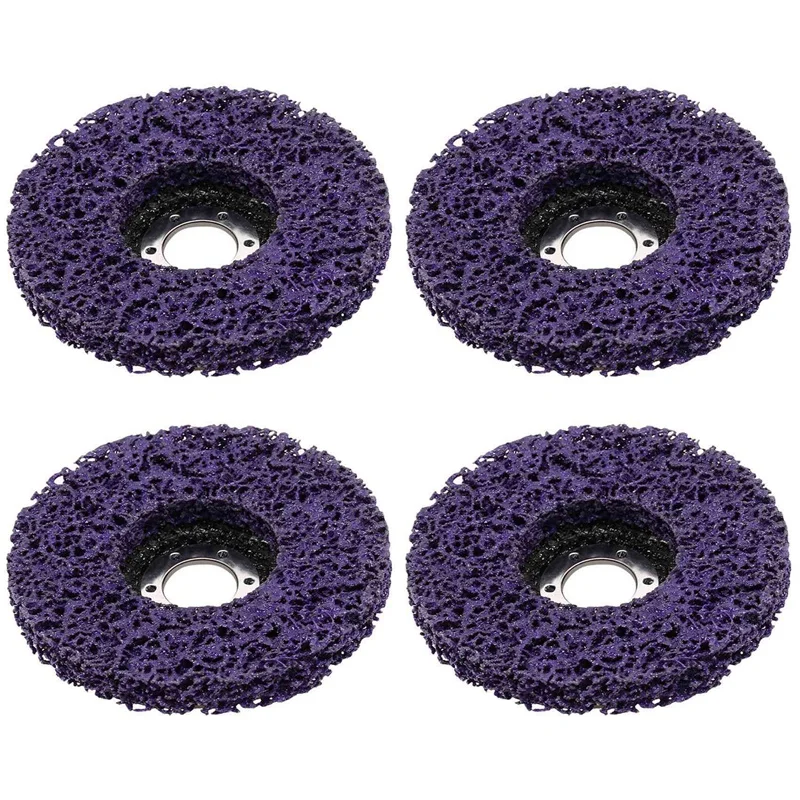 

4 Pack- 4 1/2 Inch(115Mm) X 7/8 Inch Stripping And Clean Disc For Angle Grinders -Removes Rust,Strips Paint,Cleans Welds