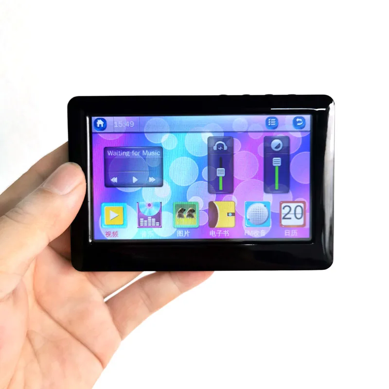 4.3 inch TFT Touch Screen 8GB MP3 MP4 MP5 Player FM Radio Video player Including Earphone with speaker mp4 player music player mini media player