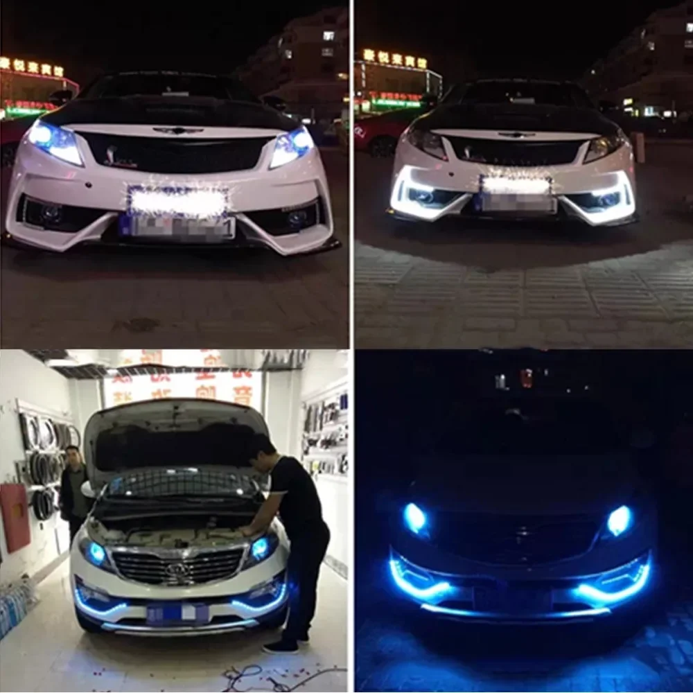  Ƽ ÷ DRL Ʈ, ڵ ,  ְ , 6LED ڵ  Ʈ Ÿϸ Ʈ