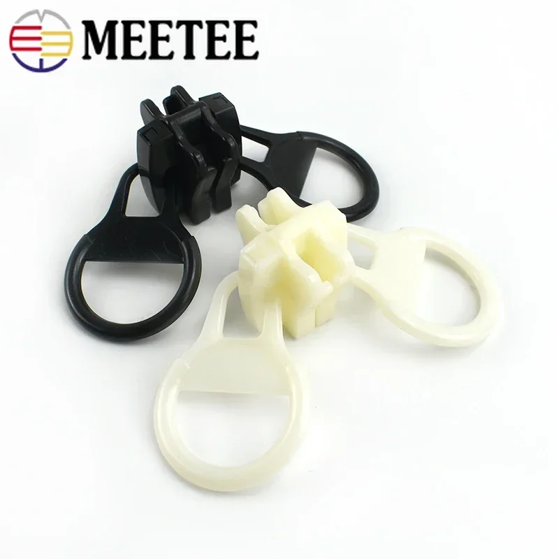 3Pcs 8# 10# 15# 20# Double/Single Slider Zipper Head for Resin Zips Outdoor Tent Zippers Puller Sliders Sewing Pull Accessories