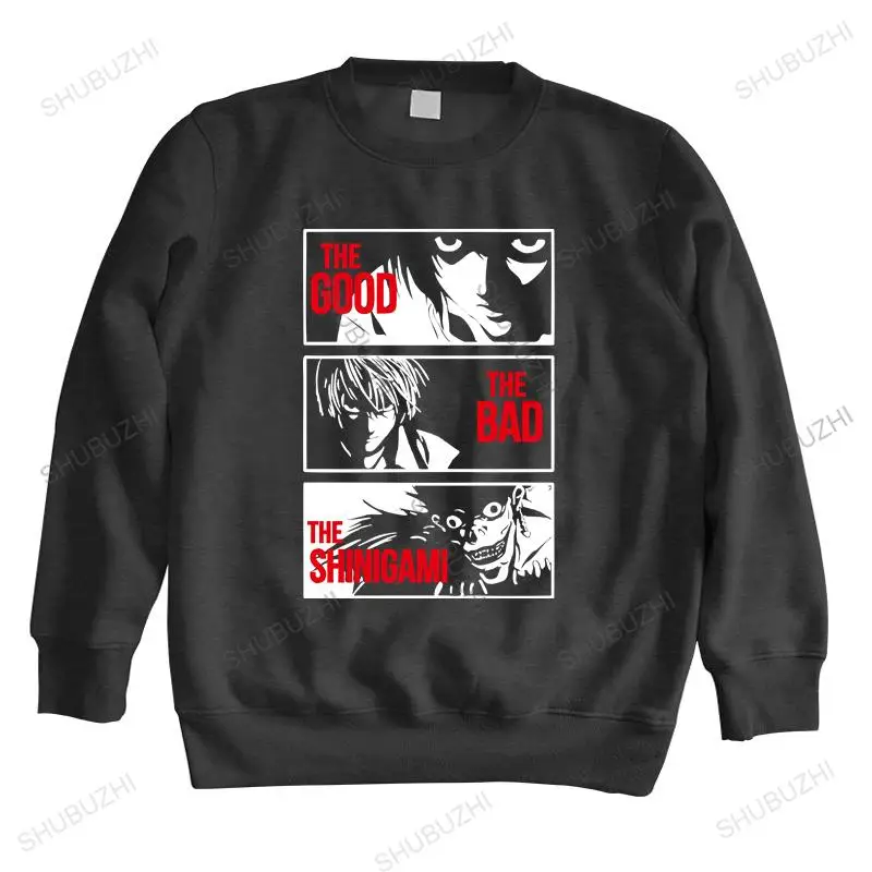 

Мужская Уличная одежда, толстовка, классная толстовка с надписью «The Bad The Shinigami светильник Yagami L», Мужская Фирменная Весенняя Толстовка «Death Note» Ryuk