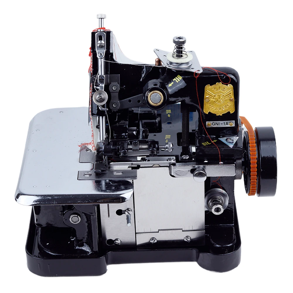 220V/180W/250W Household Sewing Overlocking Machine Small Desktop Electric Overlocking Knitting Machine Garment Processing Tool 4