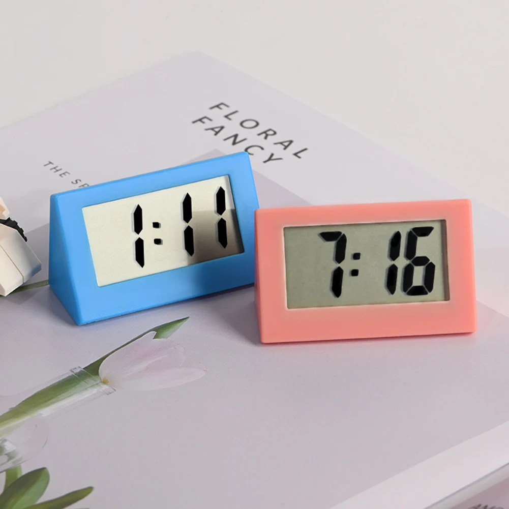 Mini LCD Digitale Tabelle Dashboard Schreibtisch Elektronische Uhr Für  Desktop Home Office Schule Stille Schreibtisch Zeit Display Uhr - AliExpress