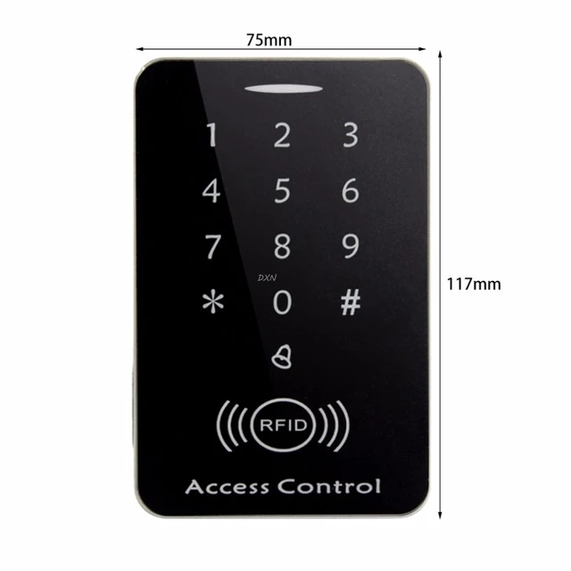 Hot RFID Keypad Standalone Touch Screen Backlight Access Control Card Reader with Digital Keypad 10PCS Keys Card Dropshipping 6