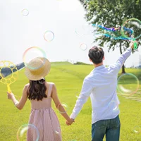 3 Pcs Kids Bubble Machine Outdoor Toy Sets Blowing Soap Tools Wand Bubber Toddler 2