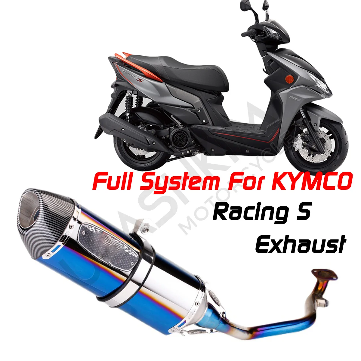 kymco spade exhaust