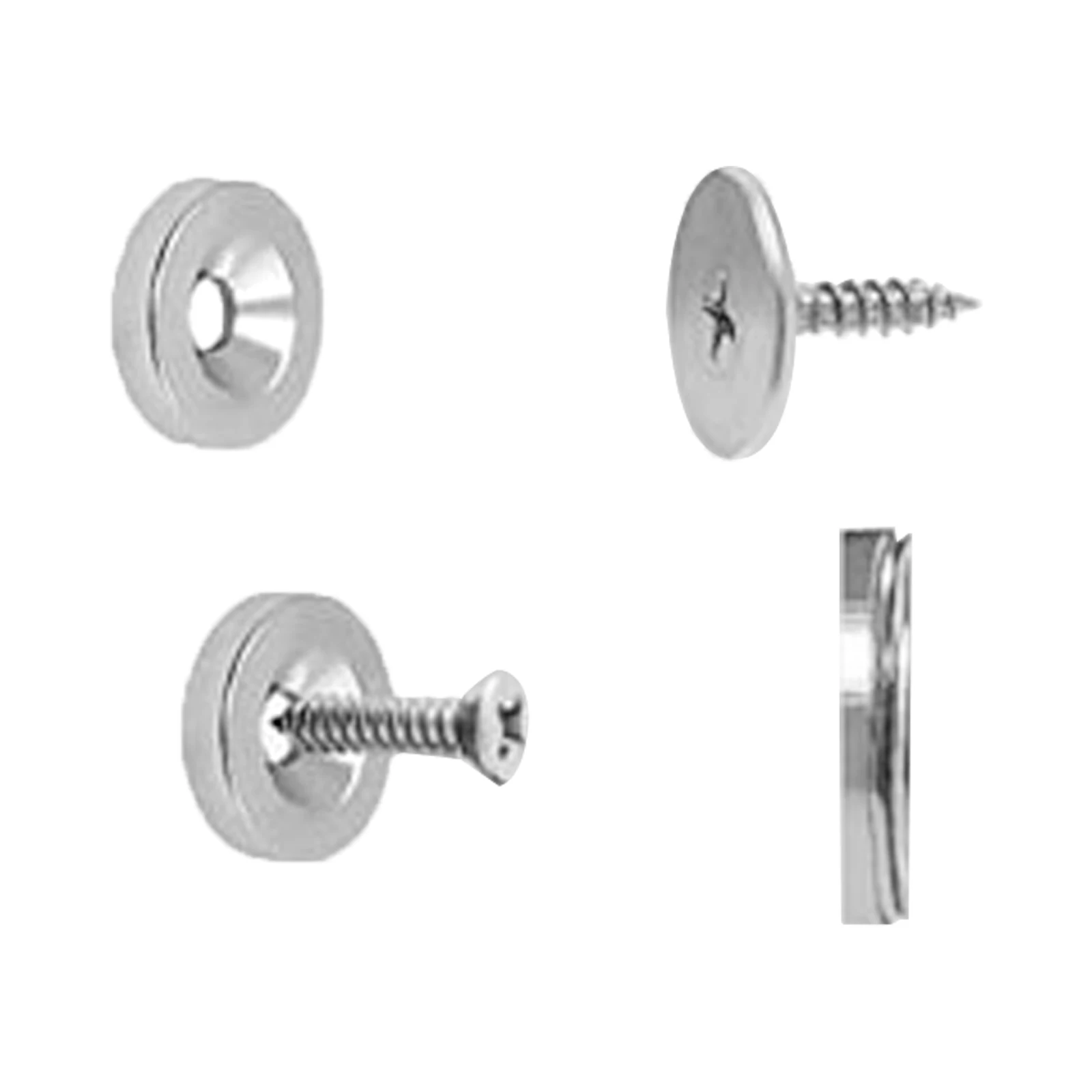 Magnetic Latch w/screw Cabinet Sliding Door Suction Closures Absorption Metal Anti-rust Wardrobe Drawer Round Bumper Beads 4sets magnetic cabinet catches door catches magnetic cabinet latches cabinet door latch